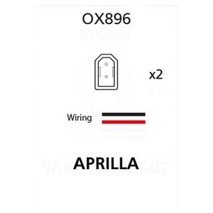 Złącze kierunkowskazów LED i żarówkowych do kostki OEM Aprilia