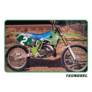 Pokrowiec na siedzenie Kawasaki KX 125/250 '94-'98 w kolorze niebieskim