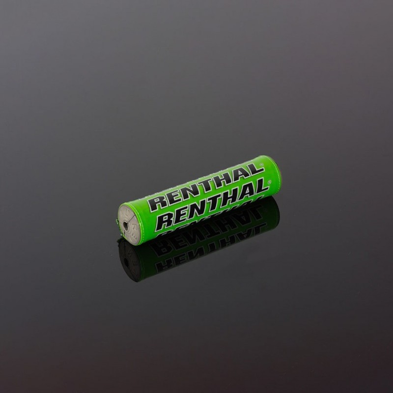 Gąbka na kierownicę Renthal Mini SX Pad 205mm Zielona z logo Renthal