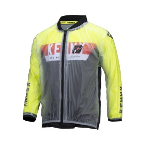 Kurtka przeciwdeszczowa KENNY RACING transparentny/czarny rozmiar XL