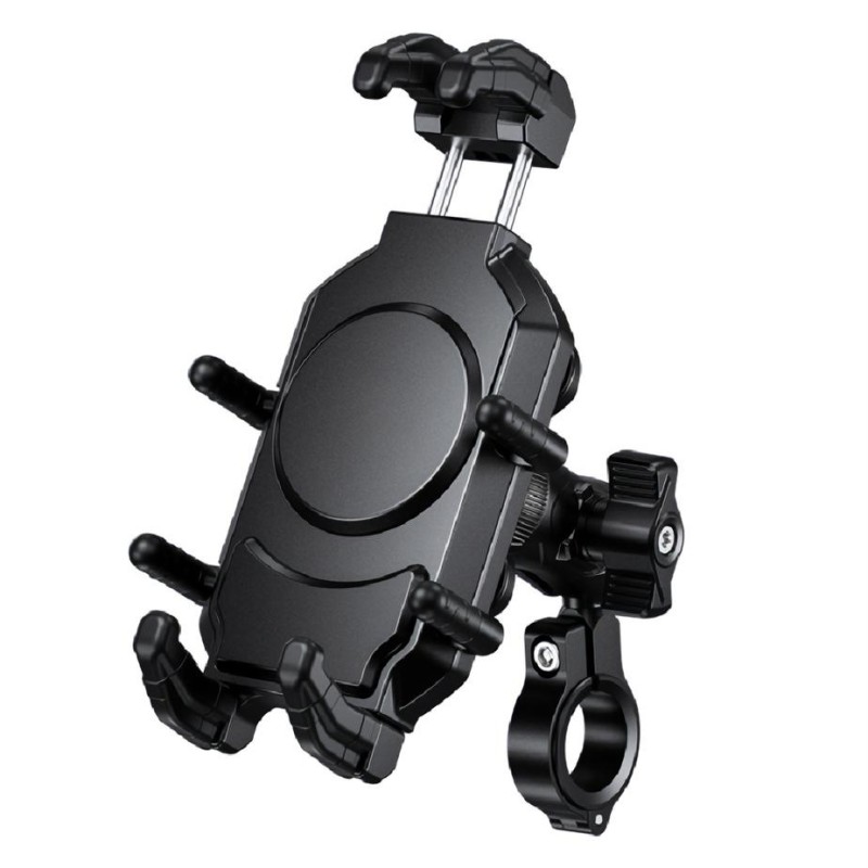 UCHWYT MOTOCYKLOWY BIKETEC ANTYWIBRACYJNY NA TELEFON MONTOWANY NA KIEROWNICĘ