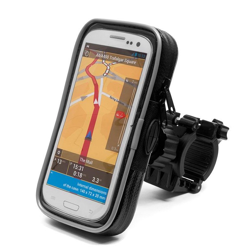 BIKETEC WYPRZEDAZ ETUI WODOODPORNE Z UCHWYTEM NA KIEROWNICĘ EXTREME® OBROTOWE 360 NA TELEFON / SMARTFON / NAWIGACJĘ MOTO/ROWER T