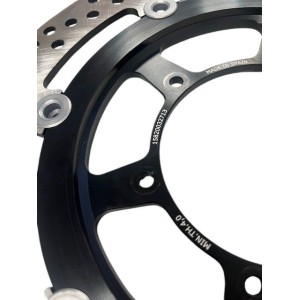 NG TARCZA HAMULCOWA PRZÓD HONDA CBR 600F 01-07 (ABS) ŚRODEK ALUMINIOWY (296X94X4,5MM) (6X6,5MM)- powystawowe