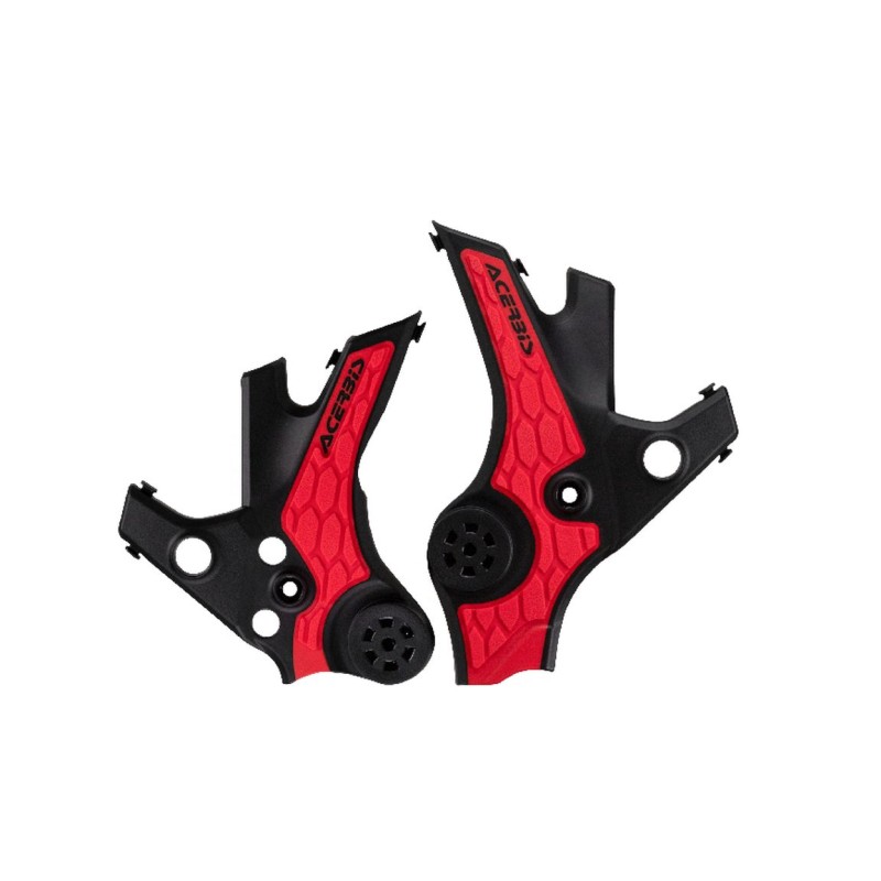 Osłony ramy X-Grip Honda Africa Twin CRF 1100L czerwone/czarne