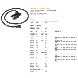 Cewka zapłonowa do Honda XR 250, XR 600R, XL 600V Transalp, Suzuki DR 350