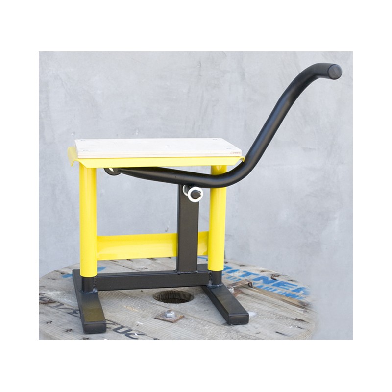 BIKETEC STOJAK/PODNOŚNIK/PODSTAWKA POD MOTOCYKL CROSS ŻÓŁTO-CZARNY