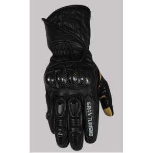 Rękawice Gran Turismo czarne skóra kangura rozmiar S