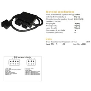 Moduł zapłonu CDI Honda TRX 450R '04-'05