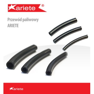 Przewód paliwa czarny 6x9 mm - 1 metr - Ariete