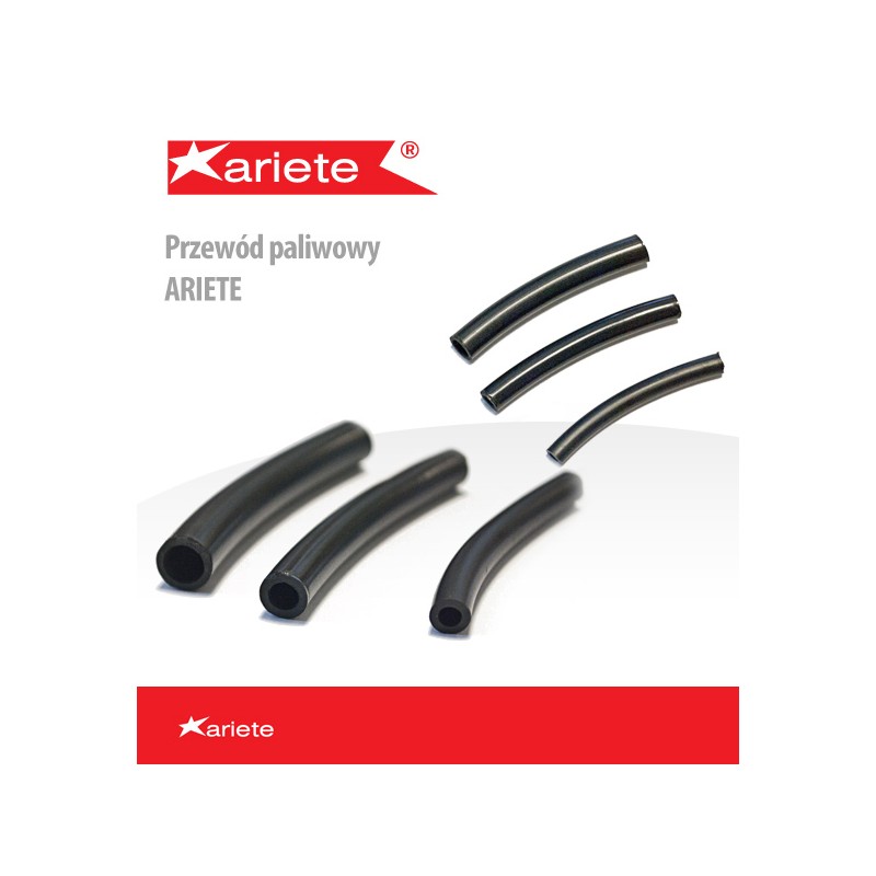 Przewód paliwa czarny 6x9 mm - 1 metr - Ariete