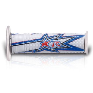 ARIETE WYPRZEDAŻ MANETKI 02632-RBA EVO ROAD (120 MM) BEZ OTWORU BIAŁY/NIEBIESKI