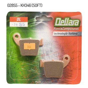 Klocki hamulcowe DELLARA KH346 złote do HONDA CR/CRF 125/250R, 150, 250F/R/X