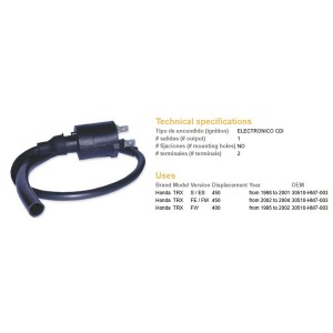 Cewka zapłonowa do HONDA TRX 400FW i TRX450S/ES/FW/FM/FE - VIC-14605