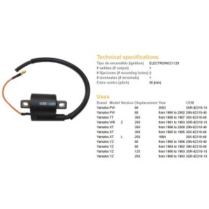 Cewka zapłonowa do Yamaha PW 80 '95-'03, YZ 80 '84-'96, YZ 125/250 '90-'93, XT 250 '84, XT 350 '85-'00, TT 350 '86-