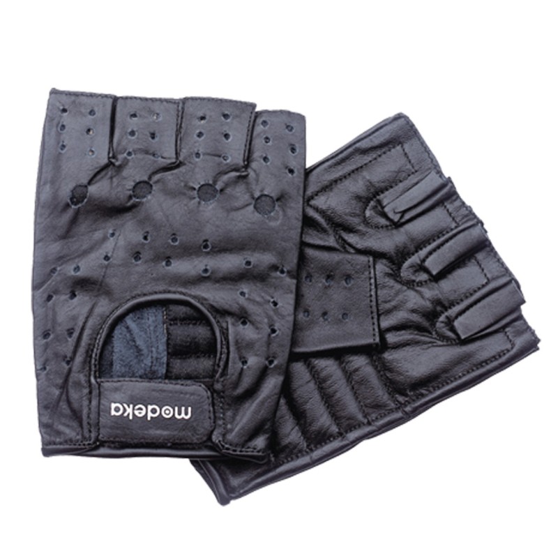 Rękawice bezpalcowe MODEKA Highway czarne rozmiar L