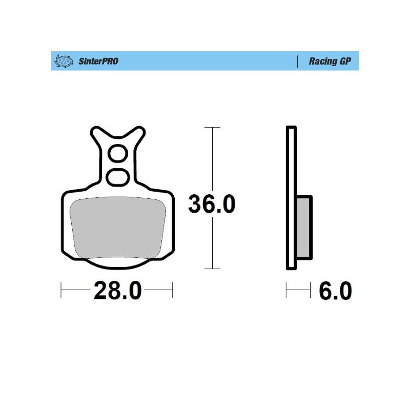 MOTO-MASTER KLOCKI HAMULCOWE KH SINTER METAL RACING: 12 PRZÓD/TYŁ KTM 50 SX '24-