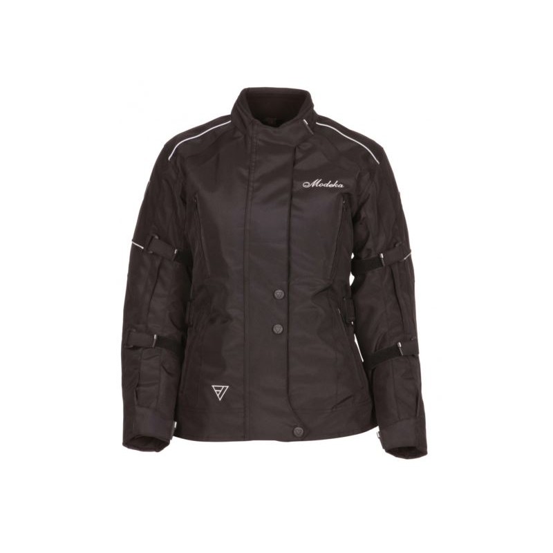 Modeka Kurtka Janika Lady Czarna Rozmiar 38 - Najlepsza oferta!