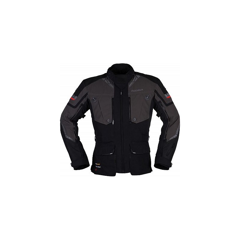 Kurtka Modeka Panamericana II czarno- ciemnoszara XXL