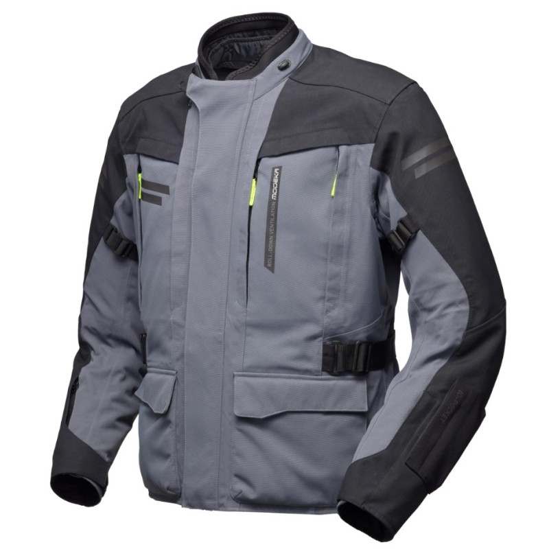 Modeka Kurtka Paneo LT Kolor Szary/Czarny Rozmiar XL