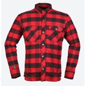 MODEKA Koszula NOONER Czerwono-Czarna Rozmiar M