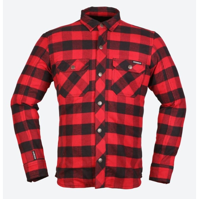 MODEKA Koszula NOONER czerwono-czarna rozmiar L