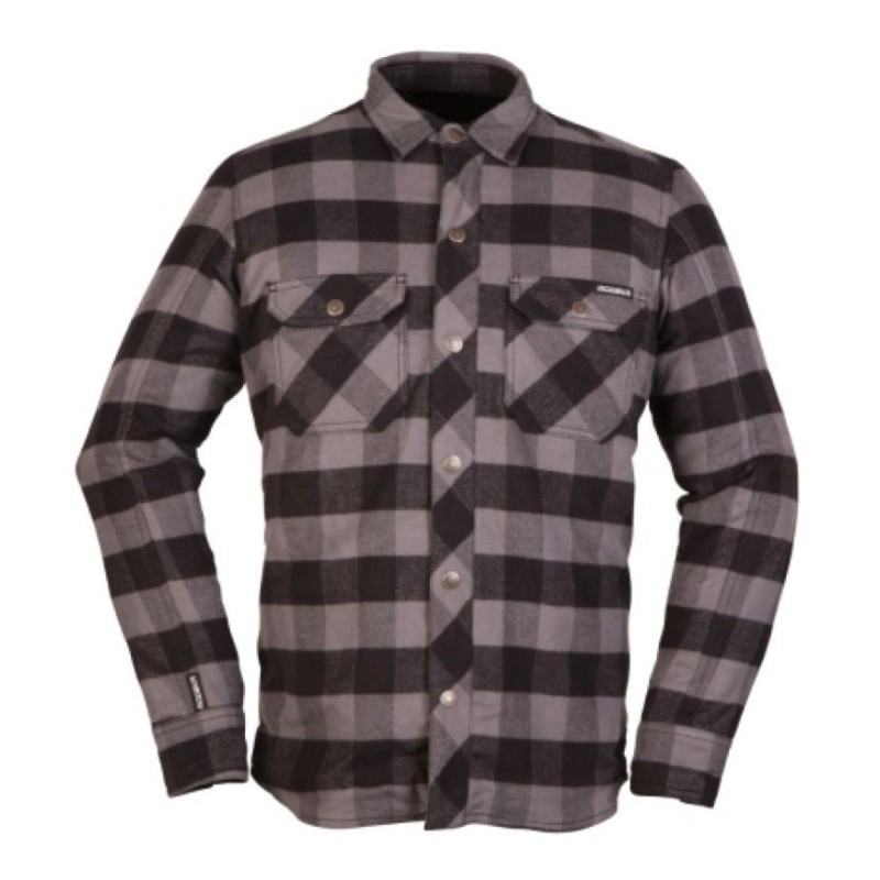 Modeka koszula Nooner szaro-czarna rozmiar XL