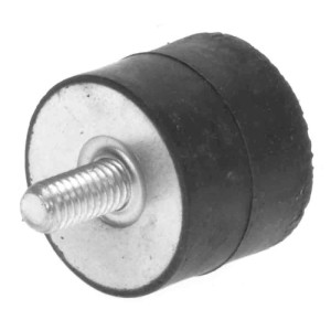 Silentblock Ariete 25x20x12 mm M6 - Gwint zewnętrzny i wewnętrzny