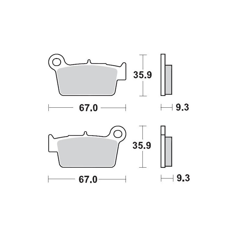 Klocki hamulcowe MOTO-MASTER KH367 do Kawasaki i Suzuki