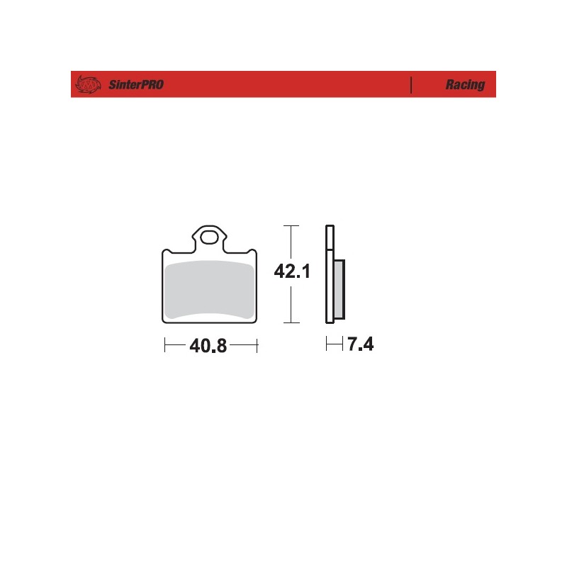 Klocki hamulcowe MOTO-MASTER KH602 Sinterpro Racing do KTM SX 85, 250/350 Freeride i Husqvarna TC85
