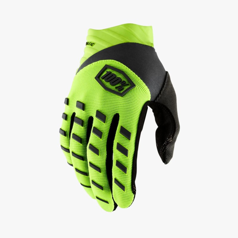 100 PROCENT RĘKAWICE CROSS/ENDURO AIRMATIC FLUO YELLOW/BLACK KOLOR ŻÓŁTY FLUO/CZARNY ROZMIAR S