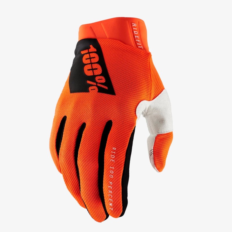 100 PROCENT RĘKAWICE CROSS/ENDURO RIDEFIT FLUO ORANGE KOLOR POMARAŃCZOWY FLUO ROZMIAR 2XL