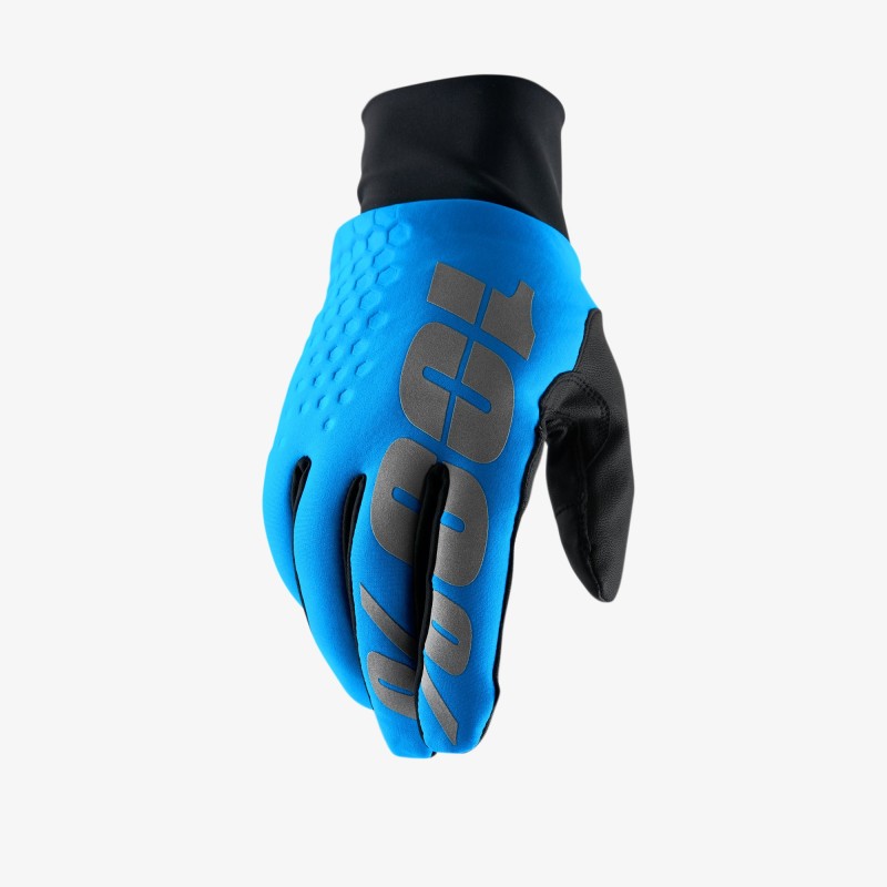 Rękawice zimowe Cross/Enduro Hydromatic Brisker Blue - Rozmiar M