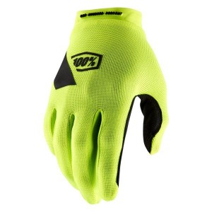100% Ridecamp Gloves Fluo Yellow - Rękawice Offroad