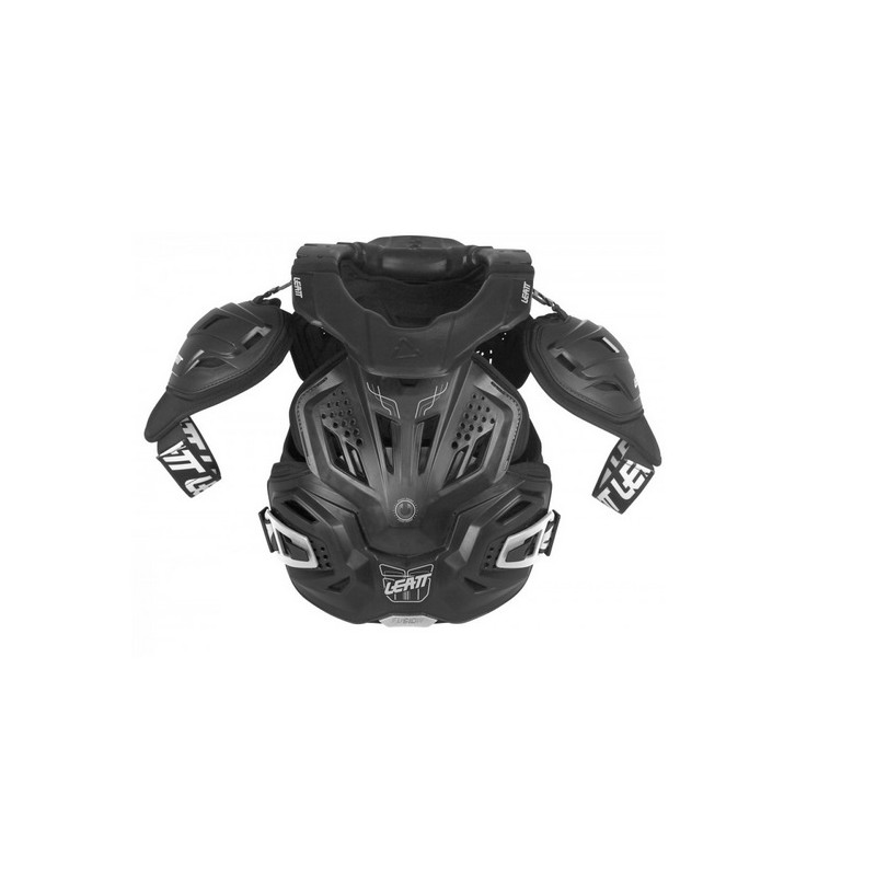 LEATT OSŁONA KLATKI PIERSIOWEJ Z OSŁONĄ SZYI / KARKU NECK BRACE MODEL FUSION VEST 3.0 BLACK XXL