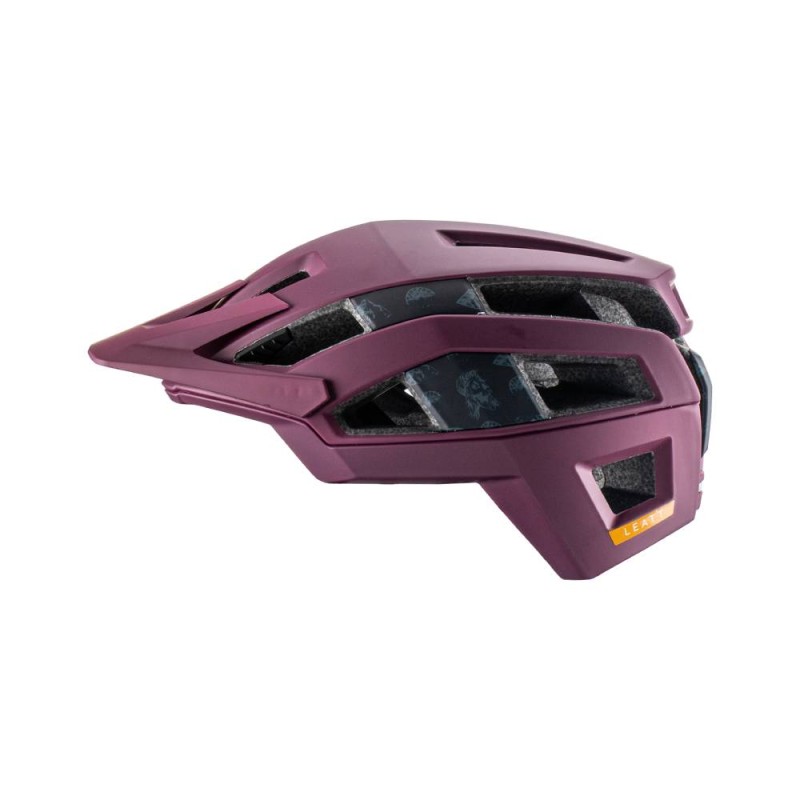 LEATT KASK ROWEROWY MTB TRAIL 3.0 V22 HELMET MALBEC FIOLETOWY/CZARNY L (59-63 cm)