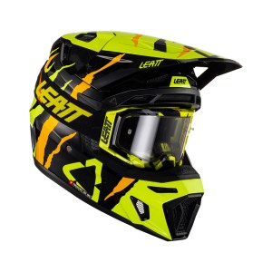 Kask Leatt Moto 8.5 Citrus V23 + Gogle Velocity 5.5 Gratis - Rozmiar M