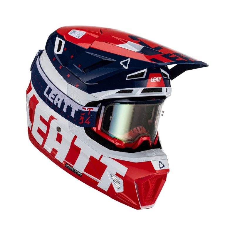 LEATT KASK MOTO 7.5 V23 (+ GOGLE VELOCITY 4.5 IRIZ GRATIS) HELMET KIT ROYAL XL