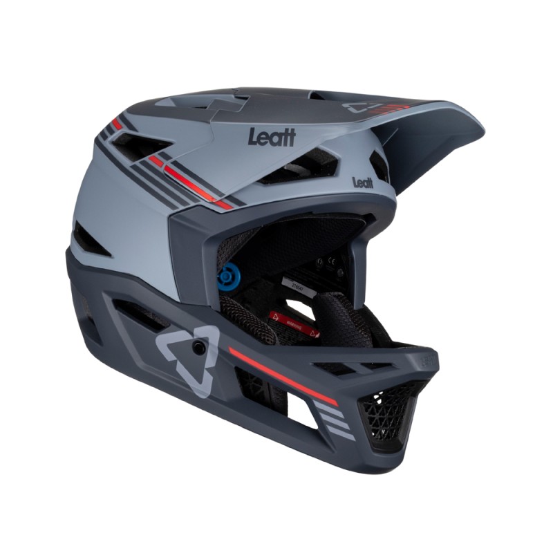 Kask rowerowy Leatt MTB Gravity 4.0 V23 - kolor czarny/grafitowy, rozmiar XL