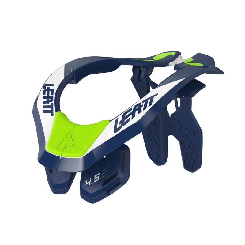 LEATT OCHRANIACZ SZYI 4.5 NECK BRACE BLUE - Granatowy/Biały/Zielony Fluorescencyjny - Rozmiar S/M