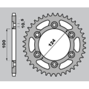 Zębatka tylna 1027 38 Ducati Monster 750/900`96-02