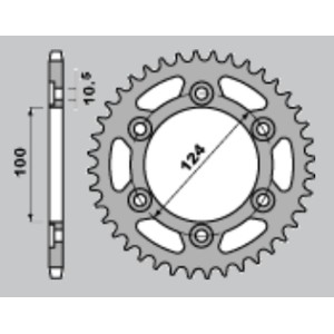 JR WYPRZEDAŻ ZĘBATKA TYLNA 1027 40 DUCATI 750 SS '99-'02, 900SS '98-'02, MONSTER 750/900