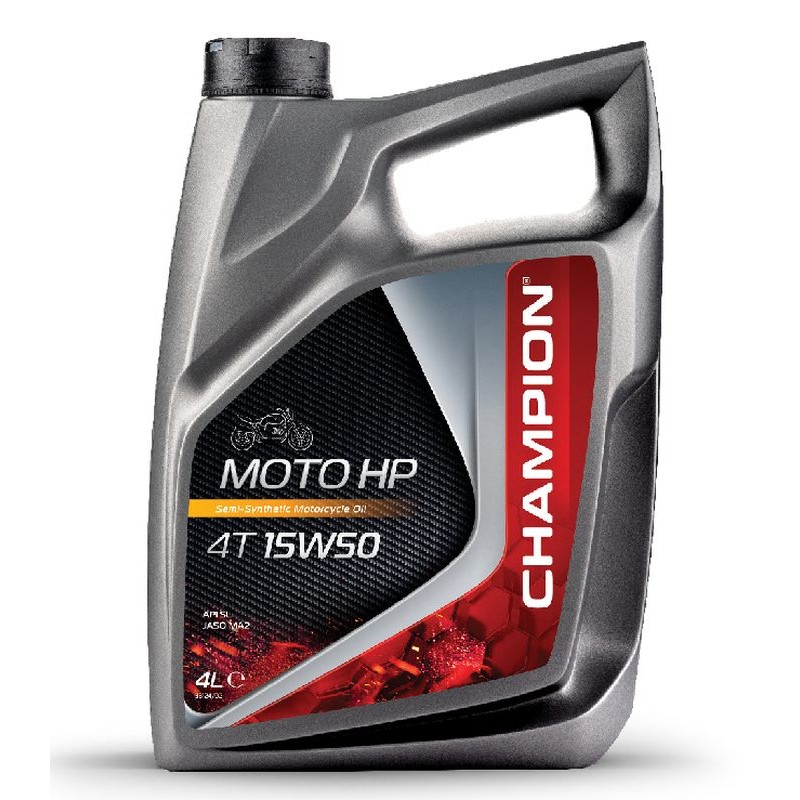 CHAMPION OLEJ SILNIKOWY MOTO HP 4T 15W50 4L MA2 PÓŁSYNTETYCZNY (AKC)