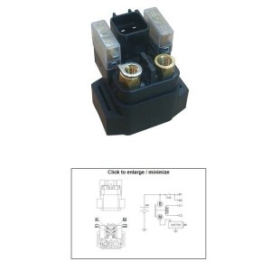 DZE PRZEKAŹNIK ROZRUSZNIKA SUZUKI GZ 250 MARAUDER '99-'10; LT-F 250 KING QUAD '13; LT-F 250 OZARK '02-'12; LT-Z 250 QUADSPORT