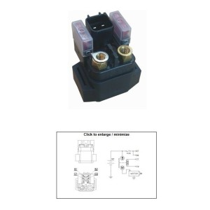 dze przekaźnik rozrusznika yamaha ymf 450 kodiak \'18-\'20; yxe 700 wolverine \'16-\'20; yxr 700 viking \'14-\'20; yxr 700 rhino