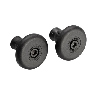 DOMINO KOŃCÓWKI / KORKI KIEROWNICY DO OTWORU 12MM KOLOR CZARNY