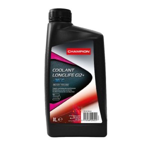 Champion Płyn do chłodnicy Coolant G12+ LL -36°C 1L - Ochrona silnika przez cały rok
