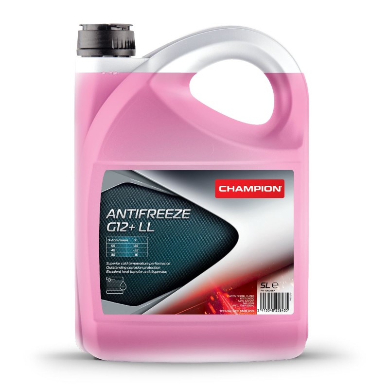CHAMPION PŁYN DO CHŁODNICY ANTIFREEZE G12+ LL 5L - Sklep online