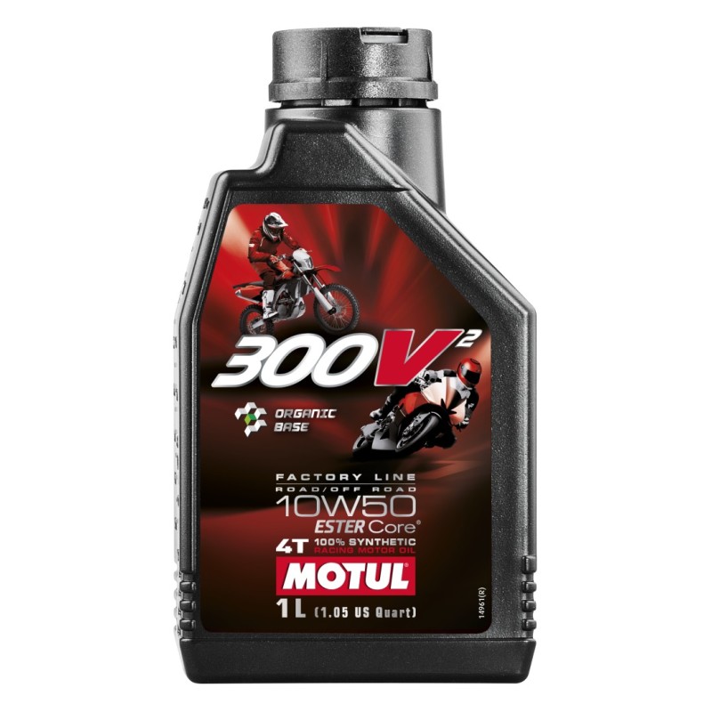 MOTUL Olej Silnik 300V2 4T FL Road/Off Road Racing 10W50 1L (Syntetyczny)