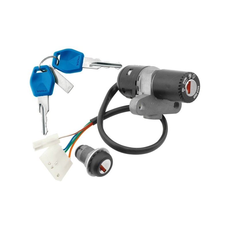 Stacyjka + Zamek do Aprilia RX 50, Derbi 50 Senda - V PARTS (VICMA) (10878)