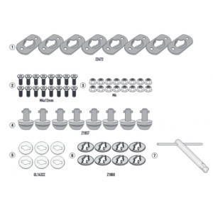 Kappa Zestaw do Zmiany Stelaży Kufrów Bocznych na Stelaże Szybkiego Demontażu